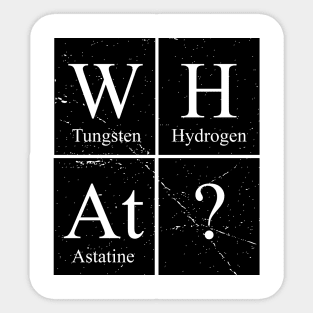 What Chemistry Periodic Table Science Sticker